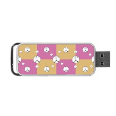 Symbol Peace Drawing Pattern Portable Usb Flash (one Side)