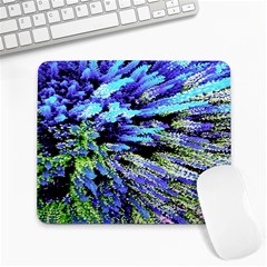 Colorful Floral Art Large Mousepads