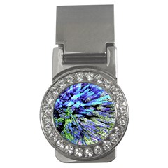 Colorful Floral Art Money Clips (cz)  by yoursparklingshop