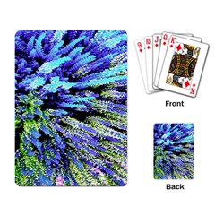 Colorful Floral Art Playing Card