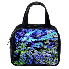 Colorful Floral Art Classic Handbags (one Side) by yoursparklingshop