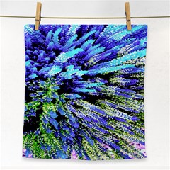 Colorful Floral Art Face Towel by yoursparklingshop