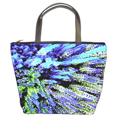 Colorful Floral Art Bucket Bags by yoursparklingshop