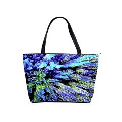 Colorful Floral Art Shoulder Handbags by yoursparklingshop