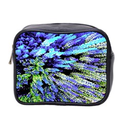 Colorful Floral Art Mini Toiletries Bag 2-Side