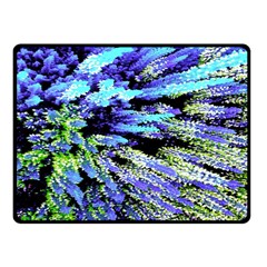 Colorful Floral Art Fleece Blanket (small) by yoursparklingshop