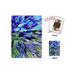 Colorful Floral Art Playing Cards (mini)  by yoursparklingshop