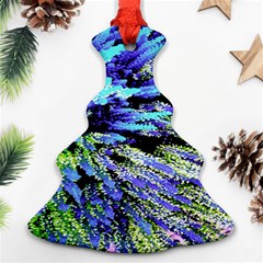 Colorful Floral Art Christmas Tree Ornament (2 Sides)