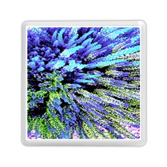 Colorful Floral Art Memory Card Reader (Square) 