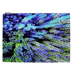 Colorful Floral Art Cosmetic Bag (xxl)  by yoursparklingshop