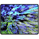 Colorful Floral Art Double Sided Fleece Blanket (Medium)  58.8 x47.4  Blanket Front