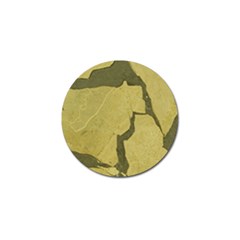 Stylish Gold Stone Golf Ball Marker by yoursparklingshop