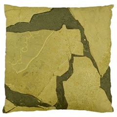 Stylish Gold Stone Large Flano Cushion Case (one Side) by yoursparklingshop