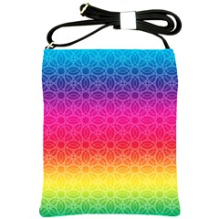 Rainbow Rings Shoulder Sling Bags by PhotoThisxyz