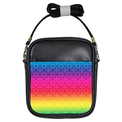 Rainbow Rings Girls Sling Bags by PhotoThisxyz