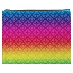 Rainbow Rings Cosmetic Bag (xxxl)  by PhotoThisxyz