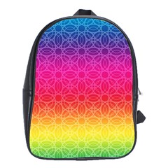 Rainbow Rings School Bags (xl)  by PhotoThisxyz