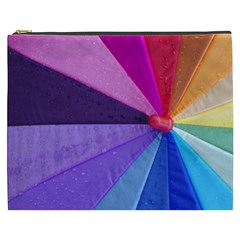 Rainbow Umrella Cosmetic Bag (xxxl)  by PhotoThisxyz