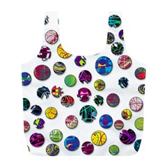 Play With Me Full Print Recycle Bags (l)  by Valentinaart