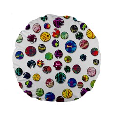 Play With Me Standard 15  Premium Flano Round Cushions by Valentinaart