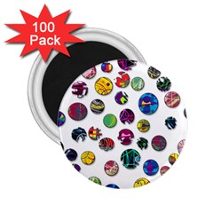 Play With Me 2 25  Magnets (100 Pack)  by Valentinaart