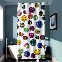 Play With Me Shower Curtain 36  X 72  (stall)  by Valentinaart