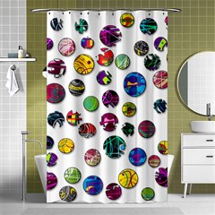 Play With Me Shower Curtain 48  X 72  (small)  by Valentinaart