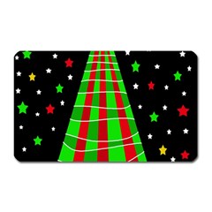 Xmas Tree  Magnet (rectangular) by Valentinaart