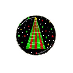 Xmas Tree  Hat Clip Ball Marker by Valentinaart