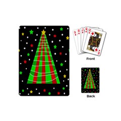 Xmas Tree  Playing Cards (mini)  by Valentinaart