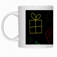 Xmas Gifts White Mugs by Valentinaart