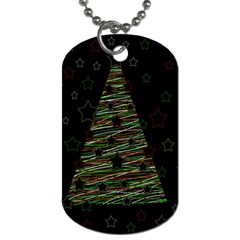 Xmas Tree 2 Dog Tag (two Sides)