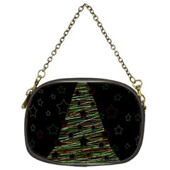 Xmas Tree 2 Chain Purses (one Side)  by Valentinaart