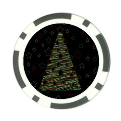 Xmas Tree 2 Poker Chip Card Guards (10 Pack)  by Valentinaart