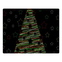 Xmas Tree 2 Double Sided Flano Blanket (large)  by Valentinaart