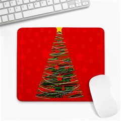 Xmas Tree 3 Large Mousepads by Valentinaart