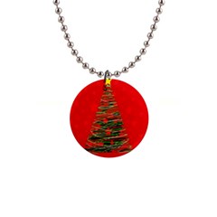 Xmas Tree 3 Button Necklaces by Valentinaart