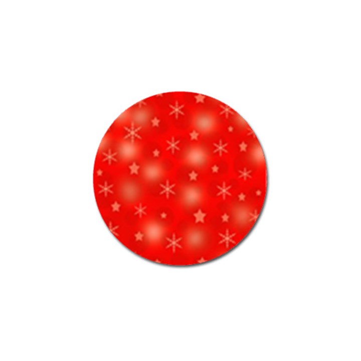 Red Xmas desing Golf Ball Marker (4 pack)