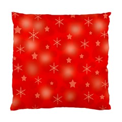 Red Xmas Desing Standard Cushion Case (one Side) by Valentinaart