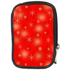 Red Xmas Desing Compact Camera Cases