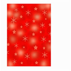 Red Xmas Desing Large Garden Flag (two Sides) by Valentinaart