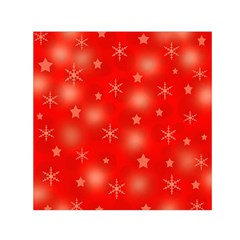 Red Xmas Desing Small Satin Scarf (square) by Valentinaart