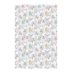 Doodle Cats  Shower Curtain 48  X 72  (small) 