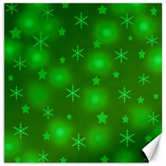 Green Xmas Design Canvas 12  X 12   by Valentinaart