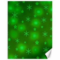 Green Xmas Design Canvas 12  X 16   by Valentinaart