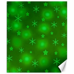 Green Xmas Design Canvas 20  X 24   by Valentinaart