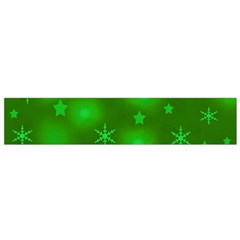 Green Xmas Design Flano Scarf (small) by Valentinaart