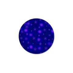 Blue Xmas Design Golf Ball Marker by Valentinaart