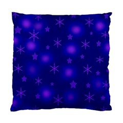 Blue Xmas Design Standard Cushion Case (two Sides) by Valentinaart