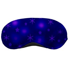 Blue Xmas Design Sleeping Masks by Valentinaart